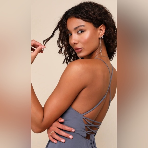 Lulus In Love Forever Dress lace up back - Picture 4 of 5